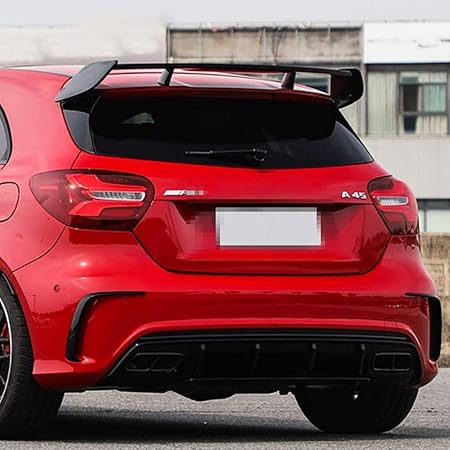 Car Rear Spoilers Rear Trunk Boot Lid Lip Spoiler For Mercedes Benz A Class W176 A160 A180 A200 A250 A45 Amg 5 Door Hatchback 2013 2018 Abs Plastic Rear Spoiler Wing Original Car Color Amazon Co Uk Automotive