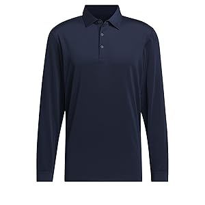 adidas Men's Core Long Sleeve Golf Polo Shirt