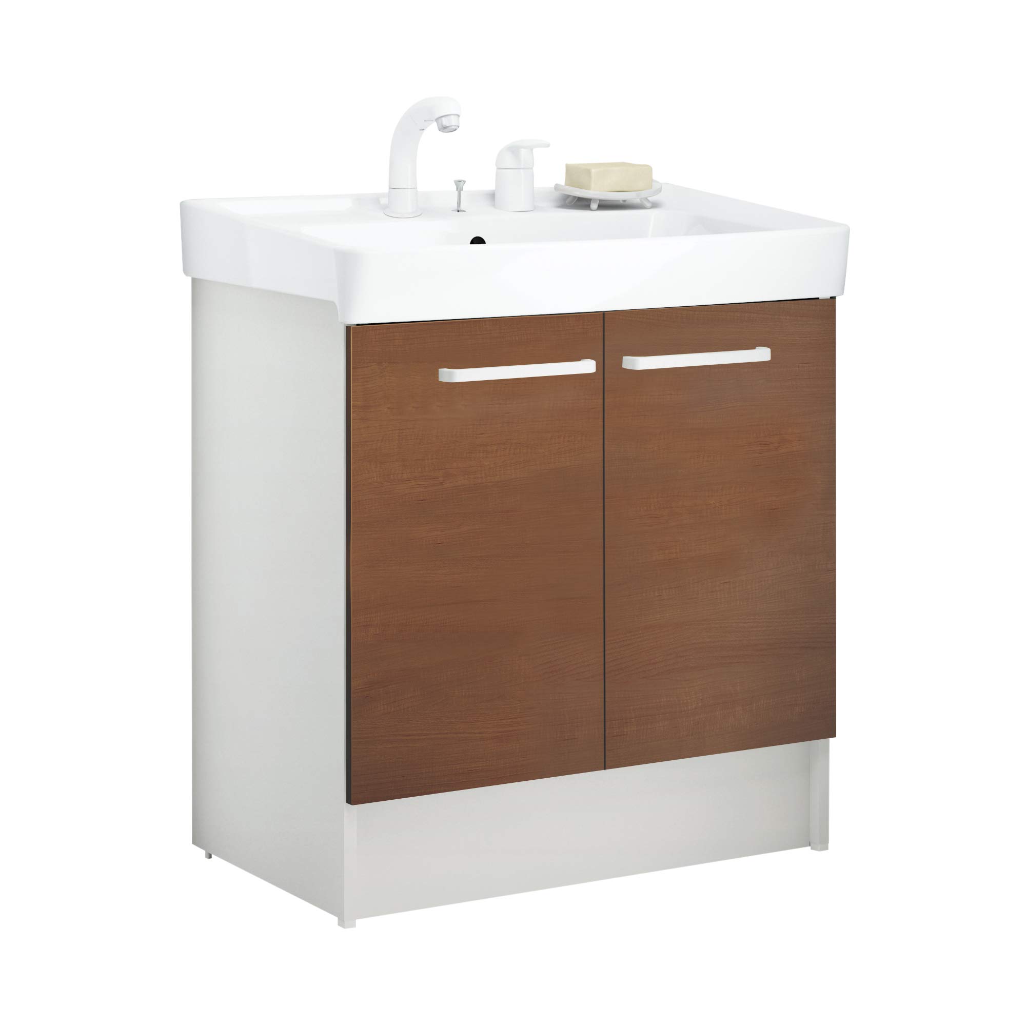 ＬＩＸＩＬ　洗面台　Ｄ７シリーズ　クリエモカ　Ｄ７Ｎ５−７５５ＳＹ−Ｗ／ＬＭ２Ｗ Amazon | LIXIL(リクシル) INAX 洗面化粧台 D7シリーズ シングルレバー