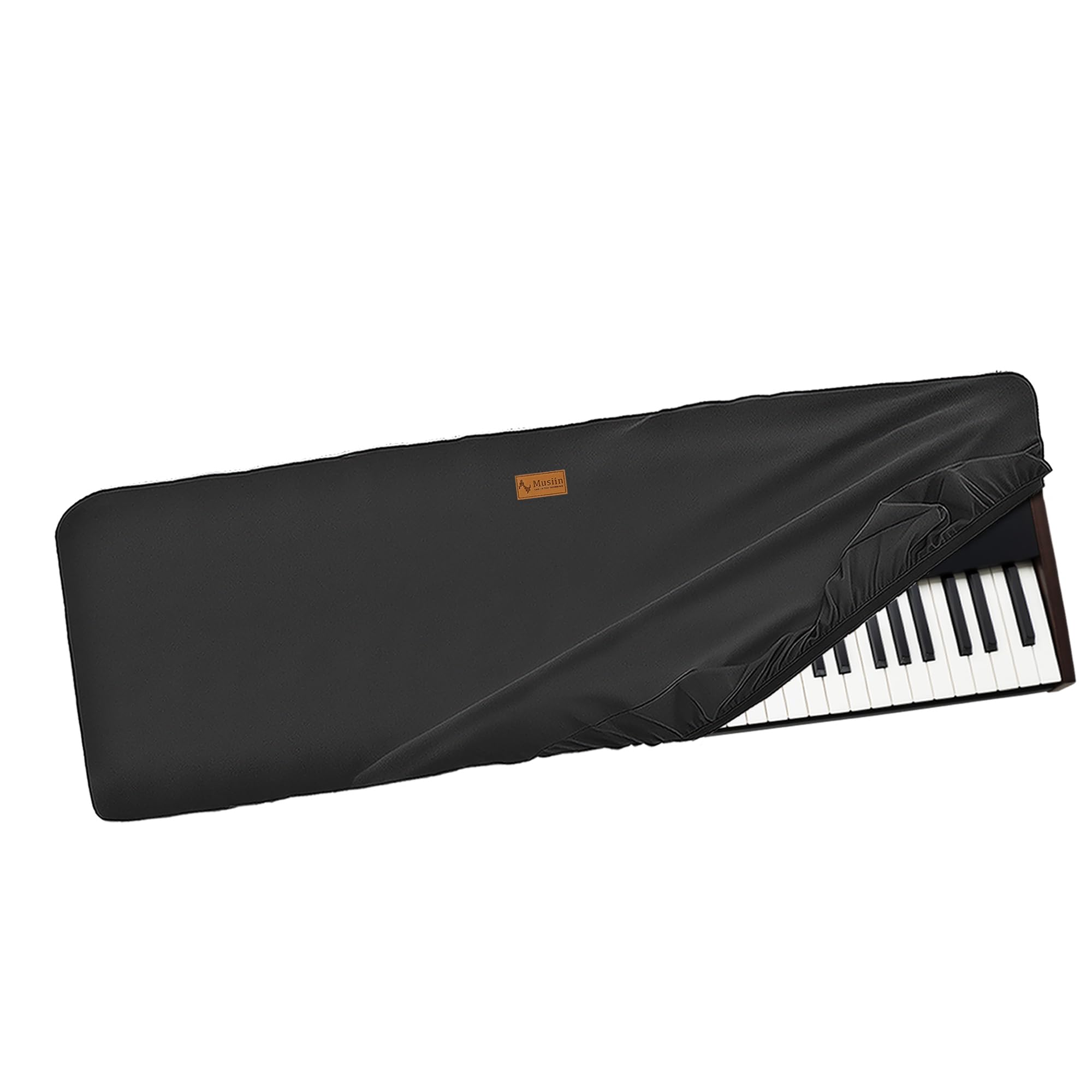 Musiin Staubschutz für Klaviertastatur mit 76 Tasten, kompatibel mit Korg Pa5X 76, Pa4X Oriental 76, Roland V-Stage 76 Premium Chinlon, kratz- und staubdicht, Soft-Touch-Design