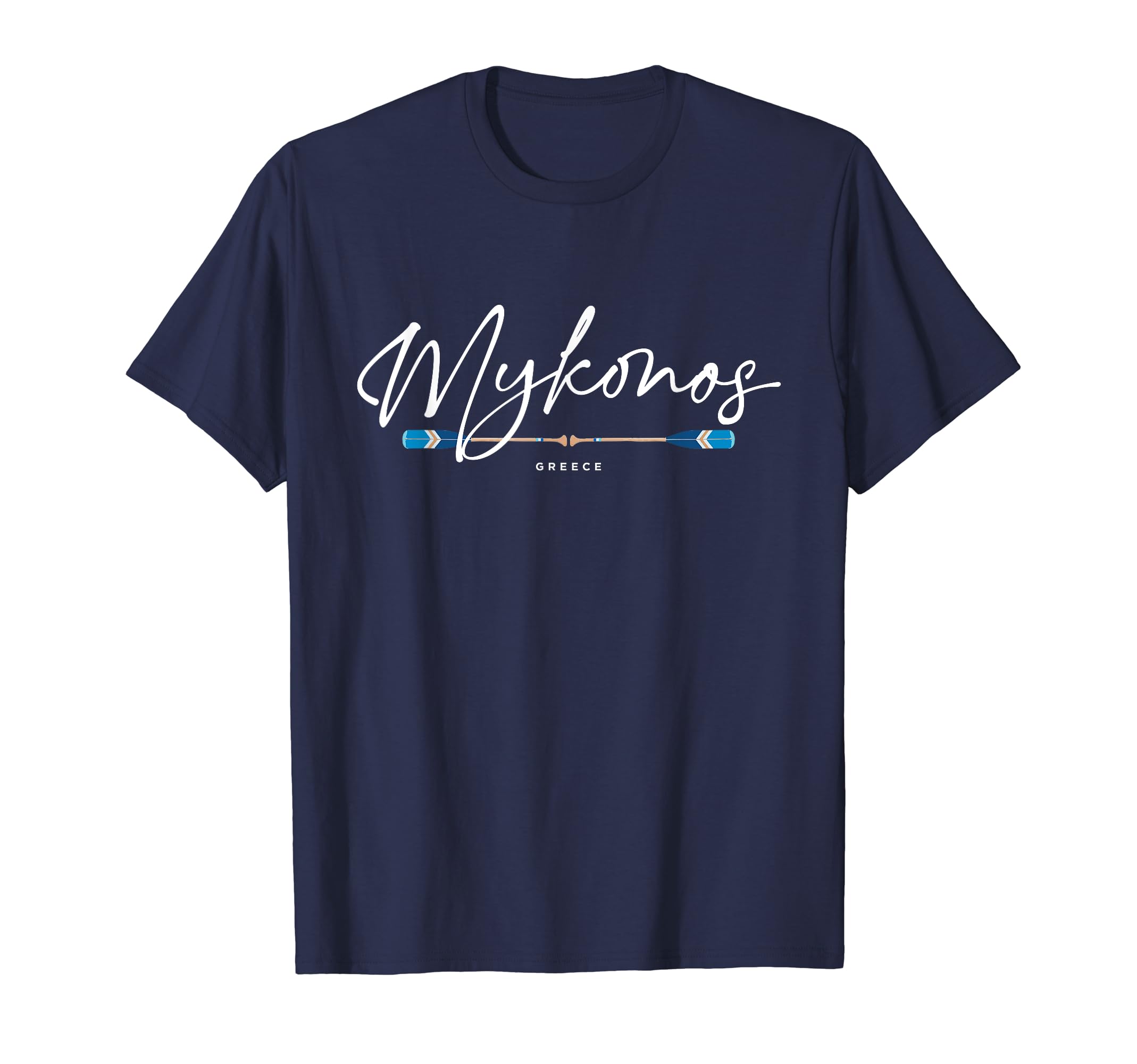 Mykonos Greece Beach Graphic T-Shirt
