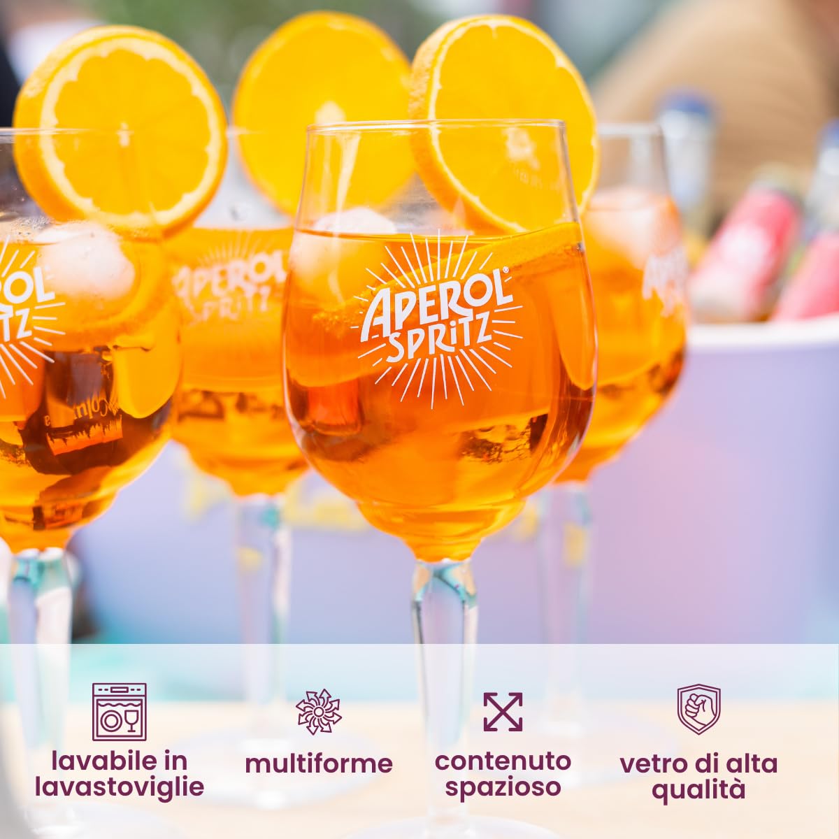 Aperol Spritz Vasetti 450 ml - 6 pezzi
