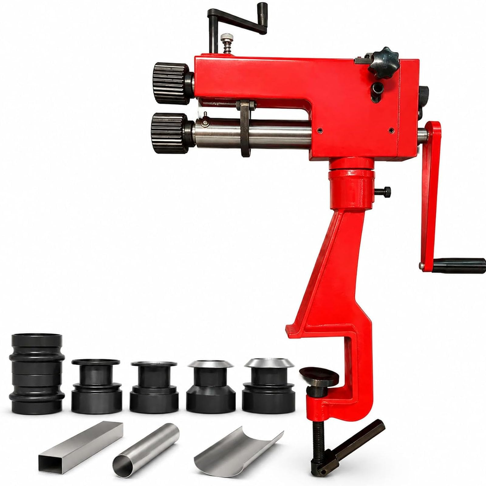 Macchina manuale per laminazione a perline con lamiera e 6 matrici
