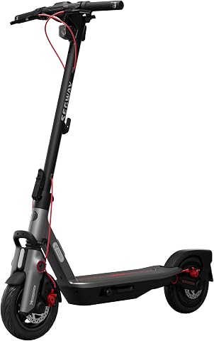 Segway Segway-Ninebot F3 Pro D, E-Scooter mit Straßenzulassung für Erwachsene, 70km Reichweite im Eco-Modus, 120kg Tragfähigkeit, doppelte hydraulische Federung, Smart Display