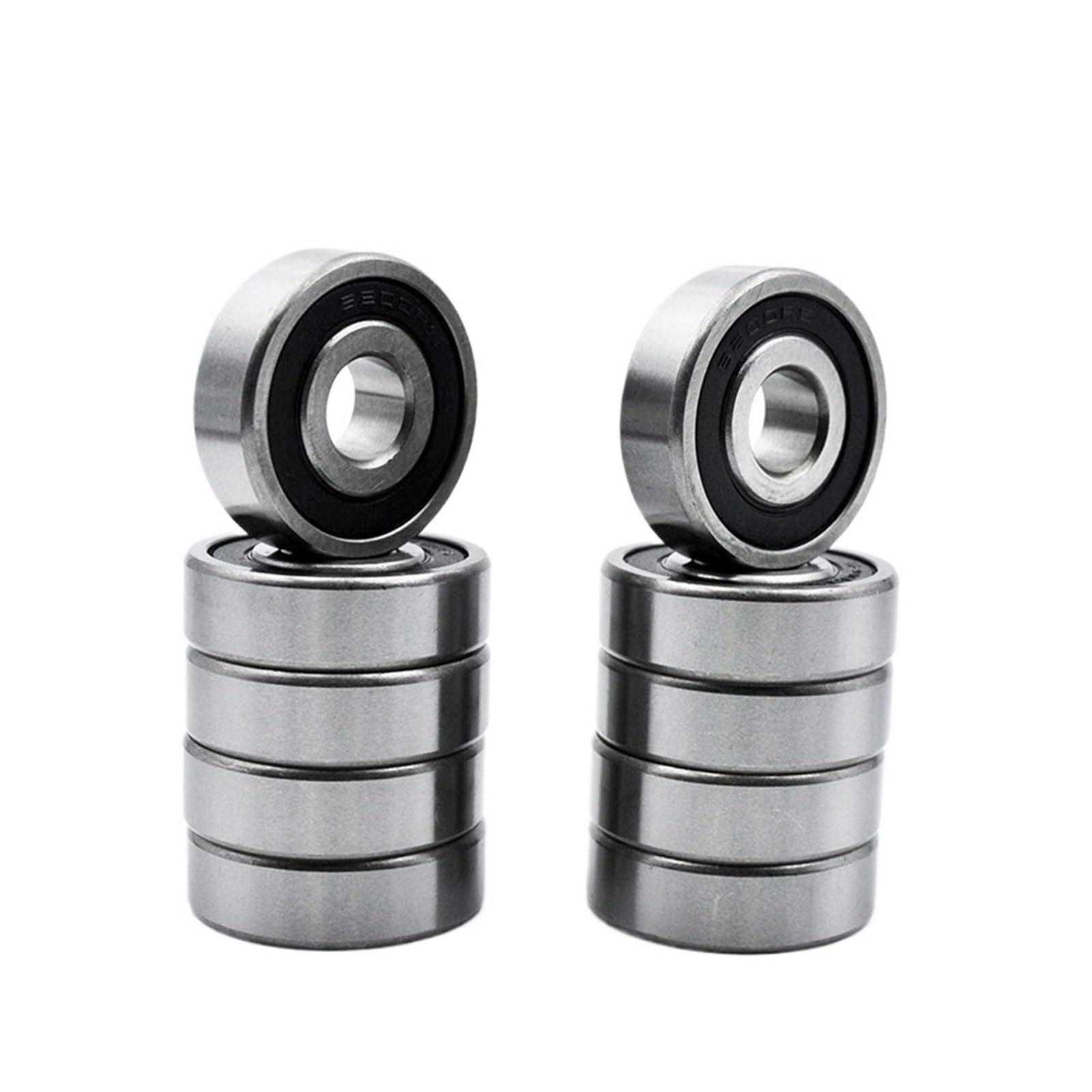 VSPPJYFG 10 Pieces 6200 2RS ZZ 10 * 30 * 9mm 6200ZZ 2Z Inner Diameter 10mm Chromium Steel deep Groove Ball Bearings(6200 2RS)