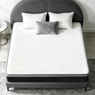 Queen Size Mattress in a Box 60x80 Inch 10 Inch Soft Pocket Spring Mattress Hotel Quality Quiet Support Polyester Cover Foam Filled