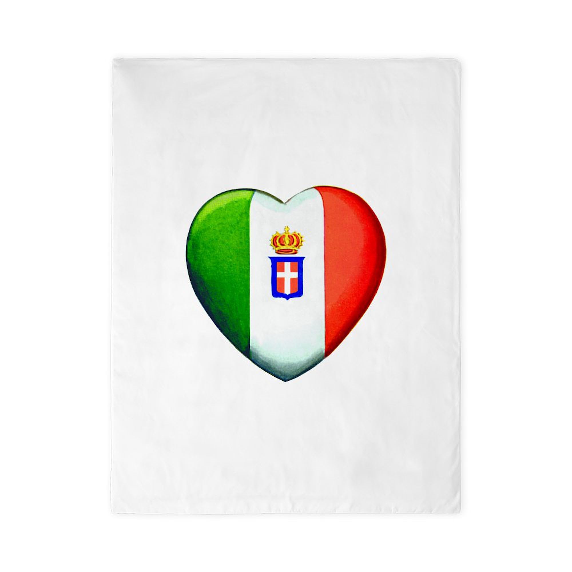 CafePress My Italian Heart Twin Duvet Cover, Printed Comforter Cover, Unique Bedding,
