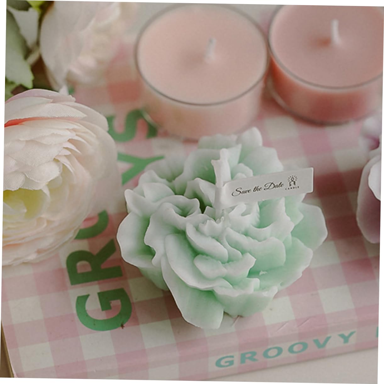 20stücke Teiliges Duftkerzen Blumenform Aromatische Kerzen Für Frauen Zum Muttertag Für Partys Hochzeiten Und Besondere Anlässe