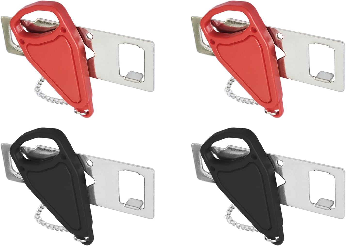 4X Portable Dual-Purpose Door Lock Prevent Unauthorized Entry for Additional Privacy for House,Hotel and Apartment,Protect Security