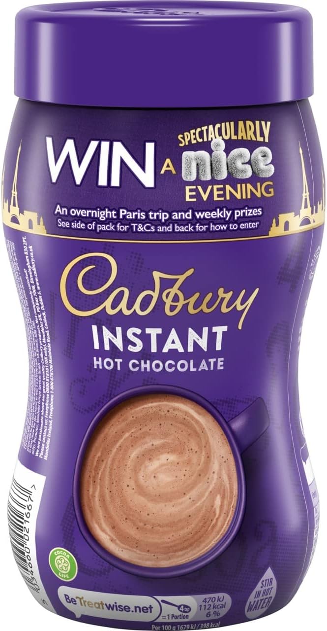 Cadbury Instant Hot Chocolate Drink, 400 g