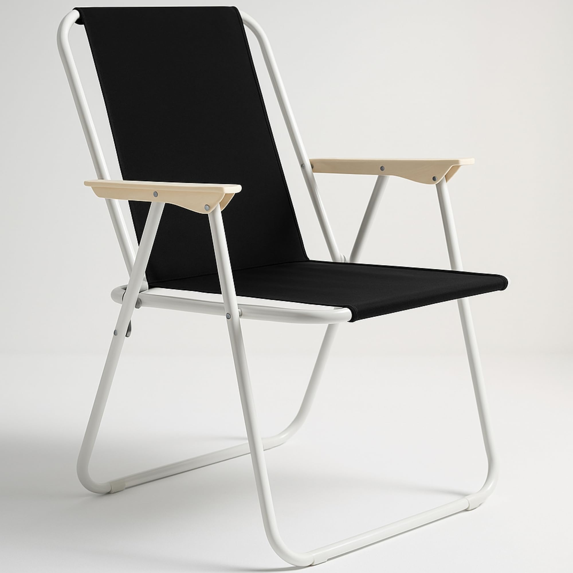 Lot de 4 chaises pliante longue avec accoudoirs plage et jardin MIRA