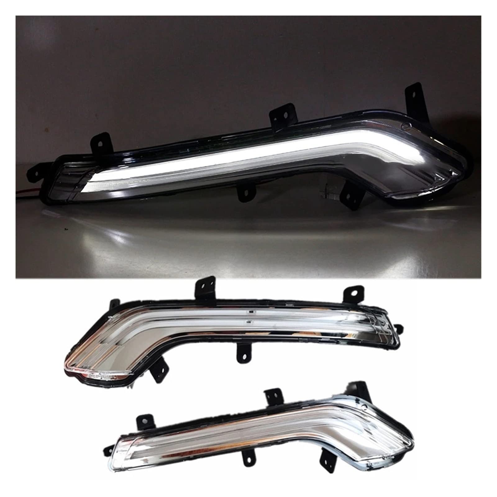 Faros Para Peugeot 508 2015 2016 2017 2018 Faro Luz Diurna Coche Conjunto Lámpara Circulación Diurna Faros Delanteros DRL (Tamaño : Derecha)