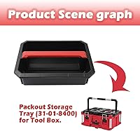 Vista 6 de 31-01-8400 Bandeja de almacenamiento para caja de herramientas grande Milwau-kee - Mango de repuesto desmontable