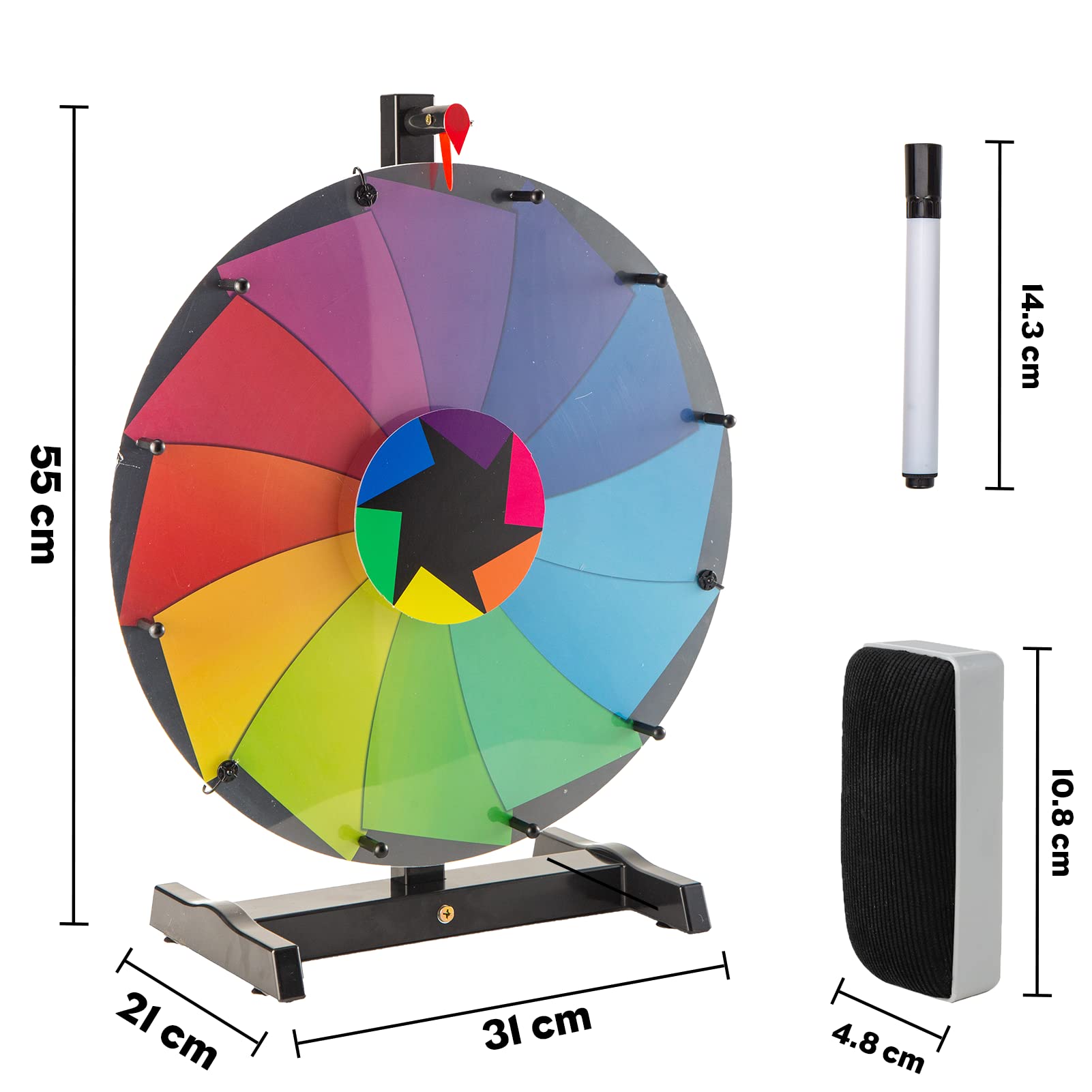 Ruota Girevole Premi 12 Slot - Gioco Per Feste Con Supporto Antiscivolo - Foto 11