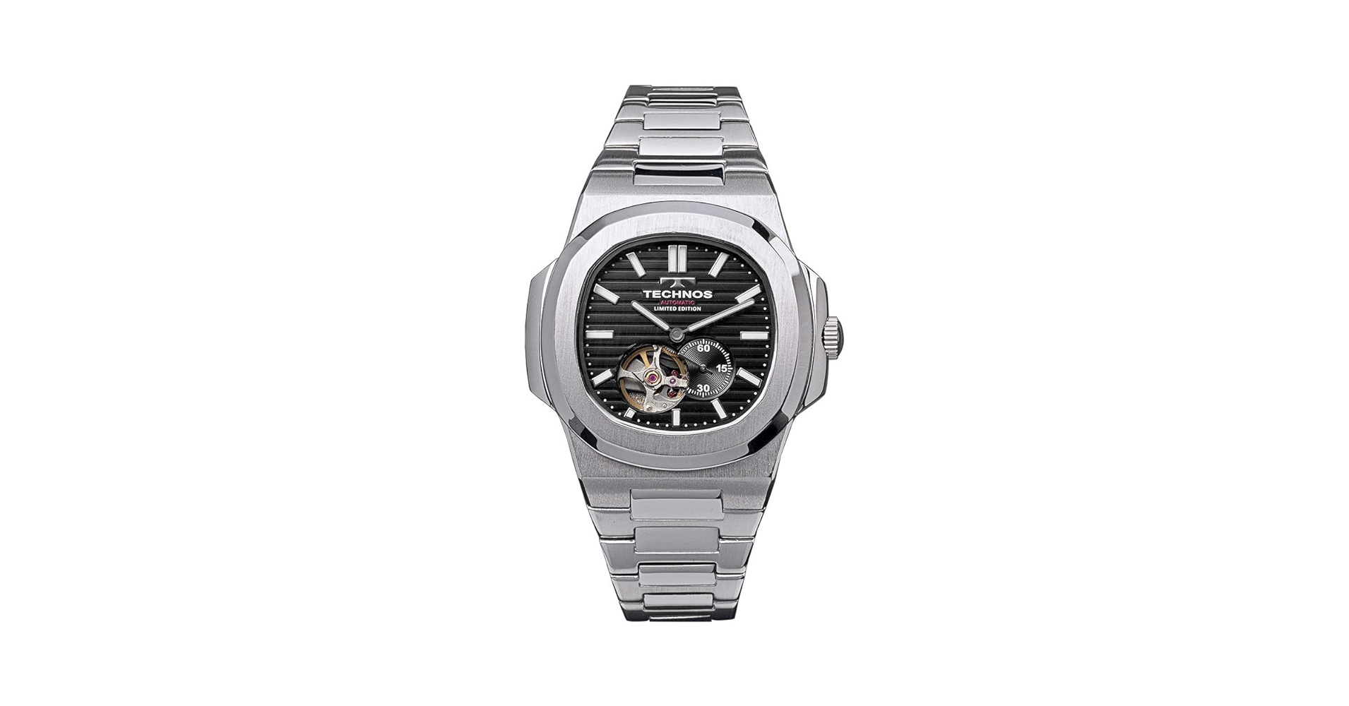 TECHNOS スケルトン 自動巻き 腕時計 TECHNOS（時計） 自動巻き スケルトン テクノス メンズウォッチ