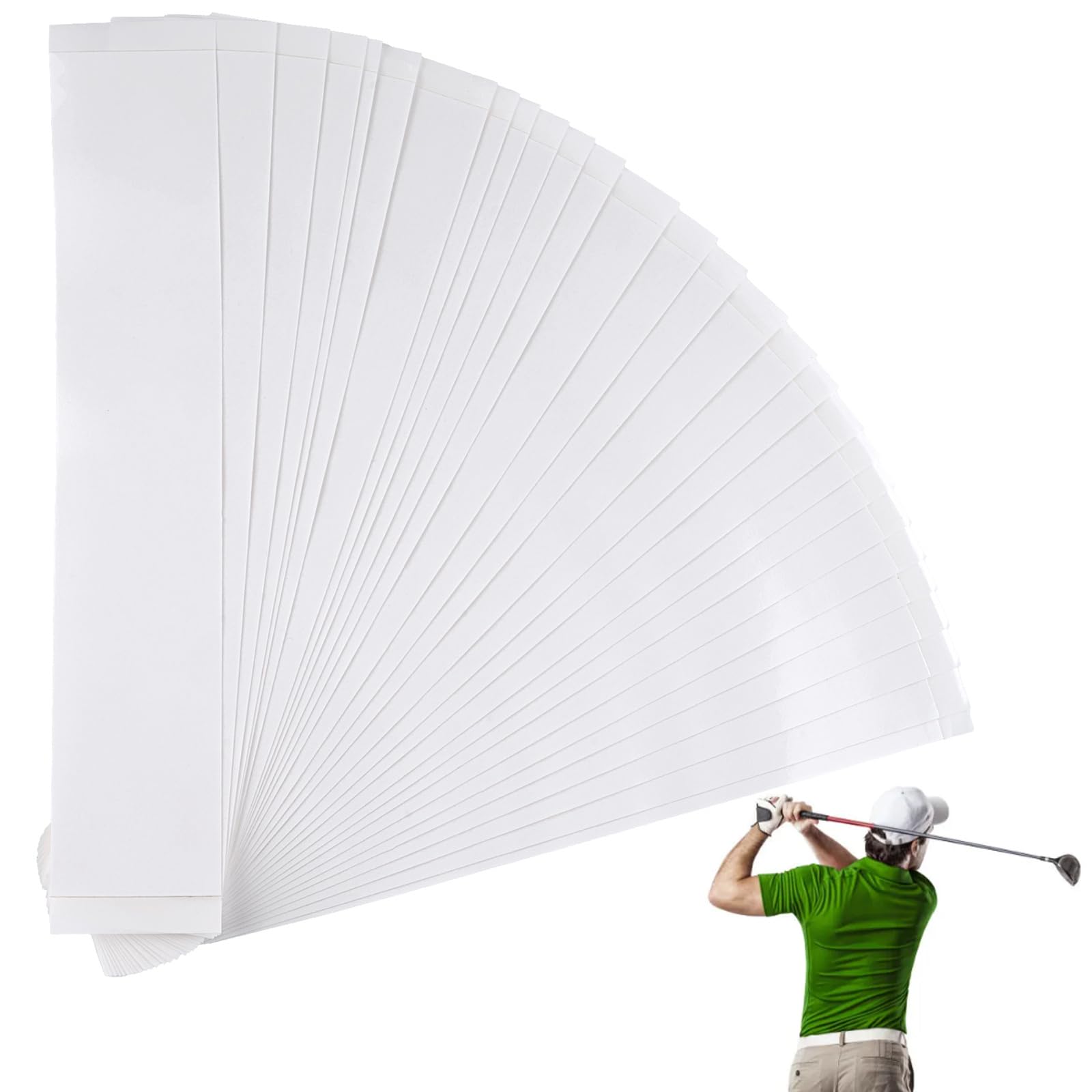 PEASUG 30 PCS Golf Grip Tape, Golf Grip Kit, Golf Club Grip Tape, 2" X 10" Golf Club Regripping Kit, Grip Tape for Golf Clubs, Double Sided Grip Tape Golf for Golf Club Regripping