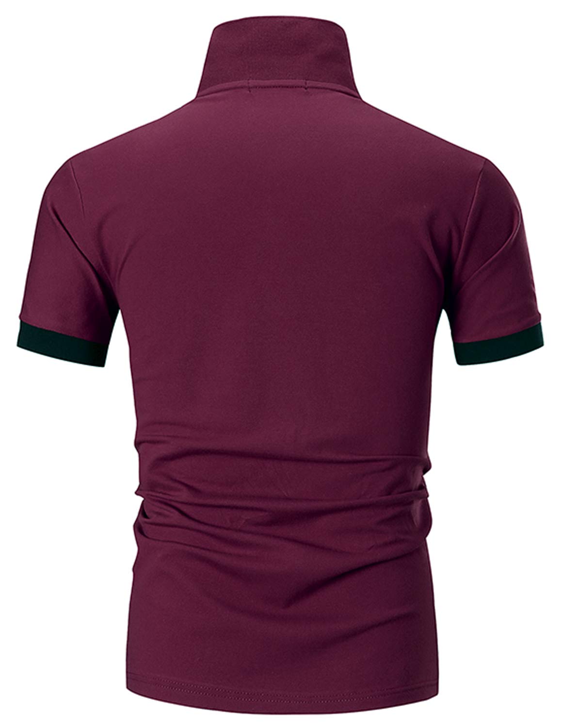STTLZMC Polo Uomo Manica Corta Basic Tennis T-Shirt Casual Gentiluomo Poloshirt Cotone