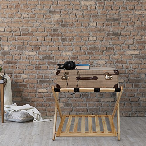 Casual Home 102-20 Extra Wide Luggage Rack, Natural #TOP4
