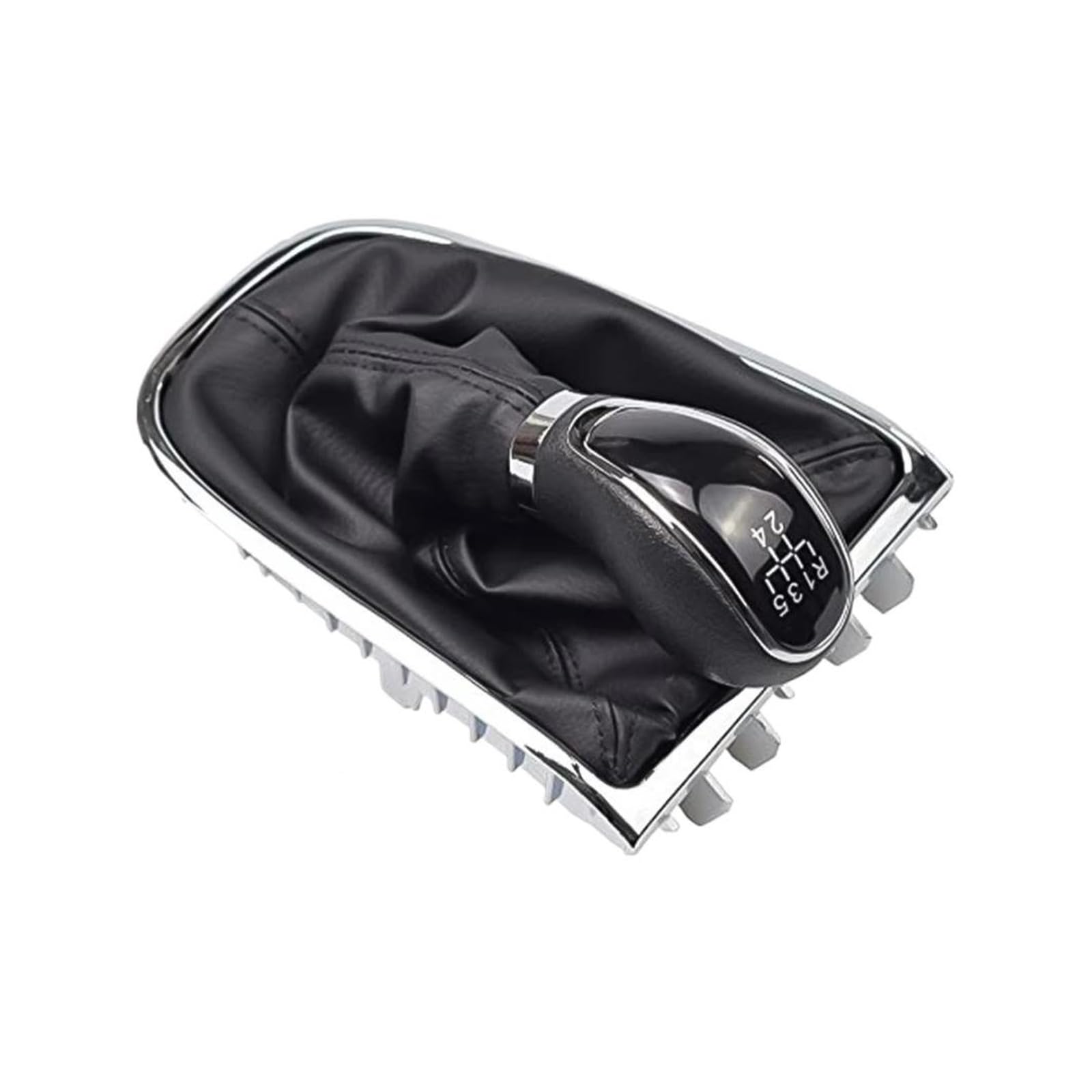 Kunyos 5 Speed Gear Shift Knob For Opel For Astra 2009-14 Black Standard Fit Oe 55577540
