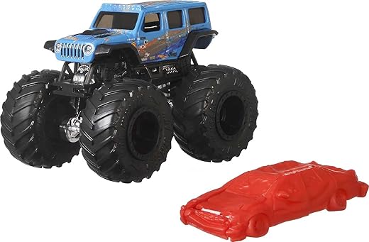 Hot Wheels Monster Trucks Veículo de Brinquedo Carro Surpresa Escala 1:64 para crianças a partir de 3 anos - SORTIDAS