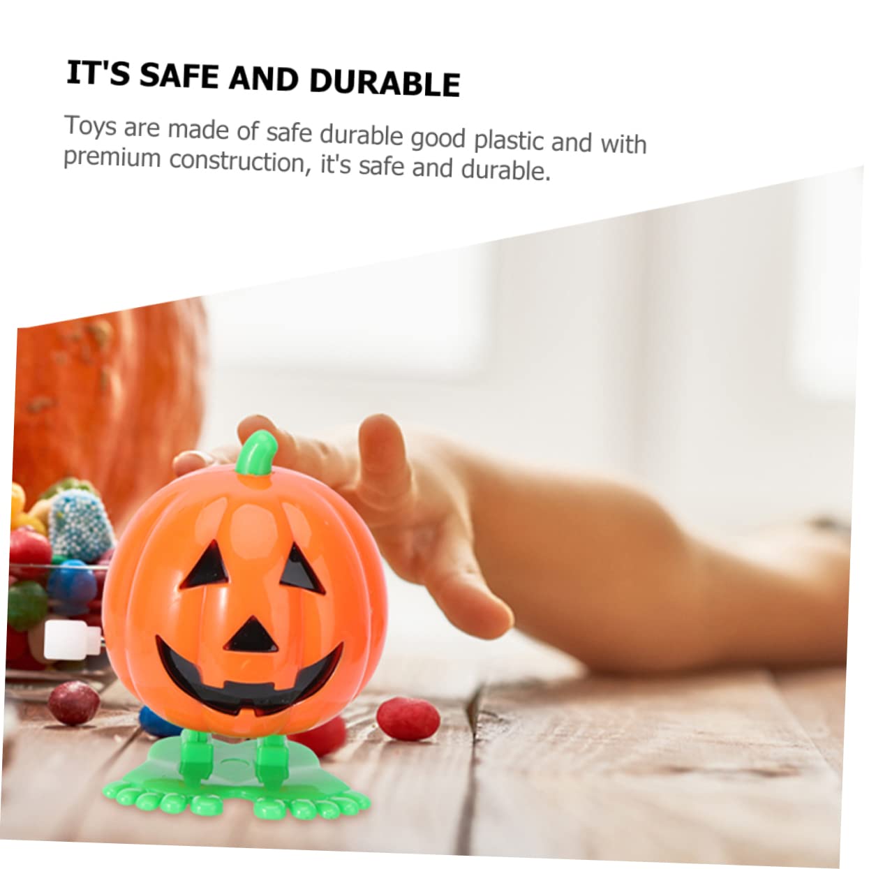 BESTonZON 45 Pièces Jouets à Remontoir Citrouille Halloween Jouets Sauteurs pour Mécanique pour Fête Dhalloween