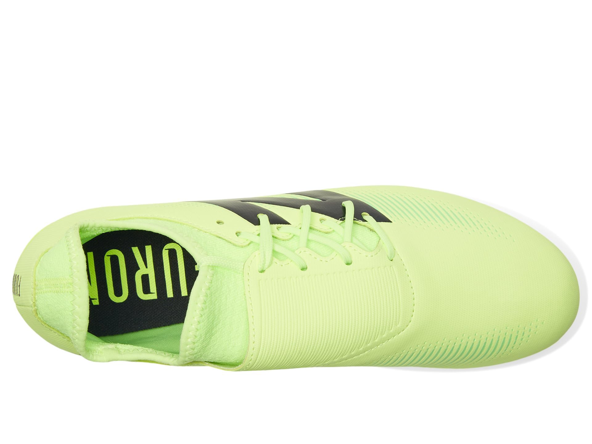 New Balance Unisex Furon Dispatch FG V7+ Soccer Shoe, Bleached Lime Glo/Lime Glo/Phantom, 7.5 US Men