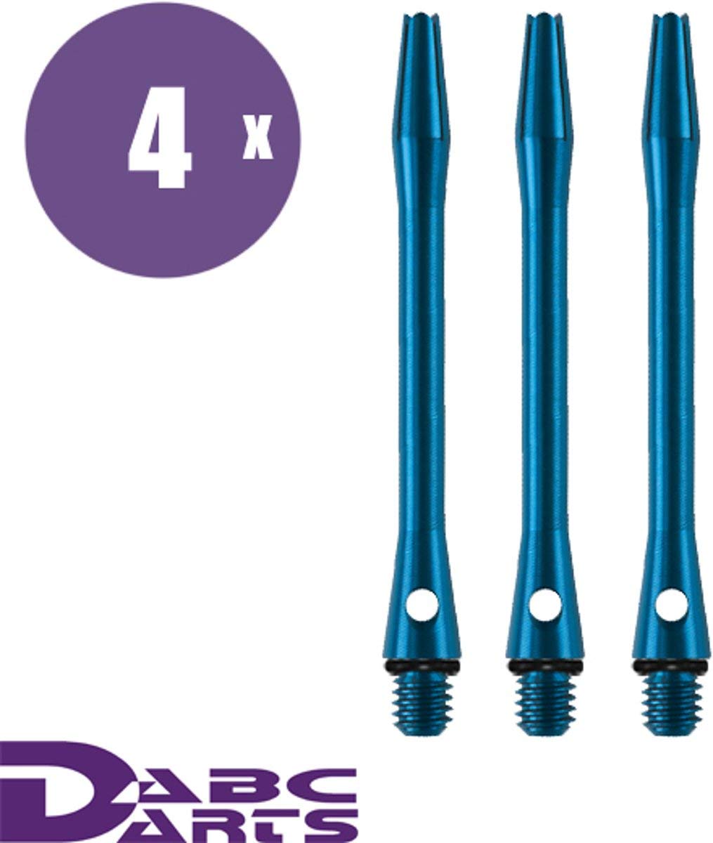ABC Darts – aluminiowe trzonki do darta z o-ringami – 4 zestawy shaftów do darta