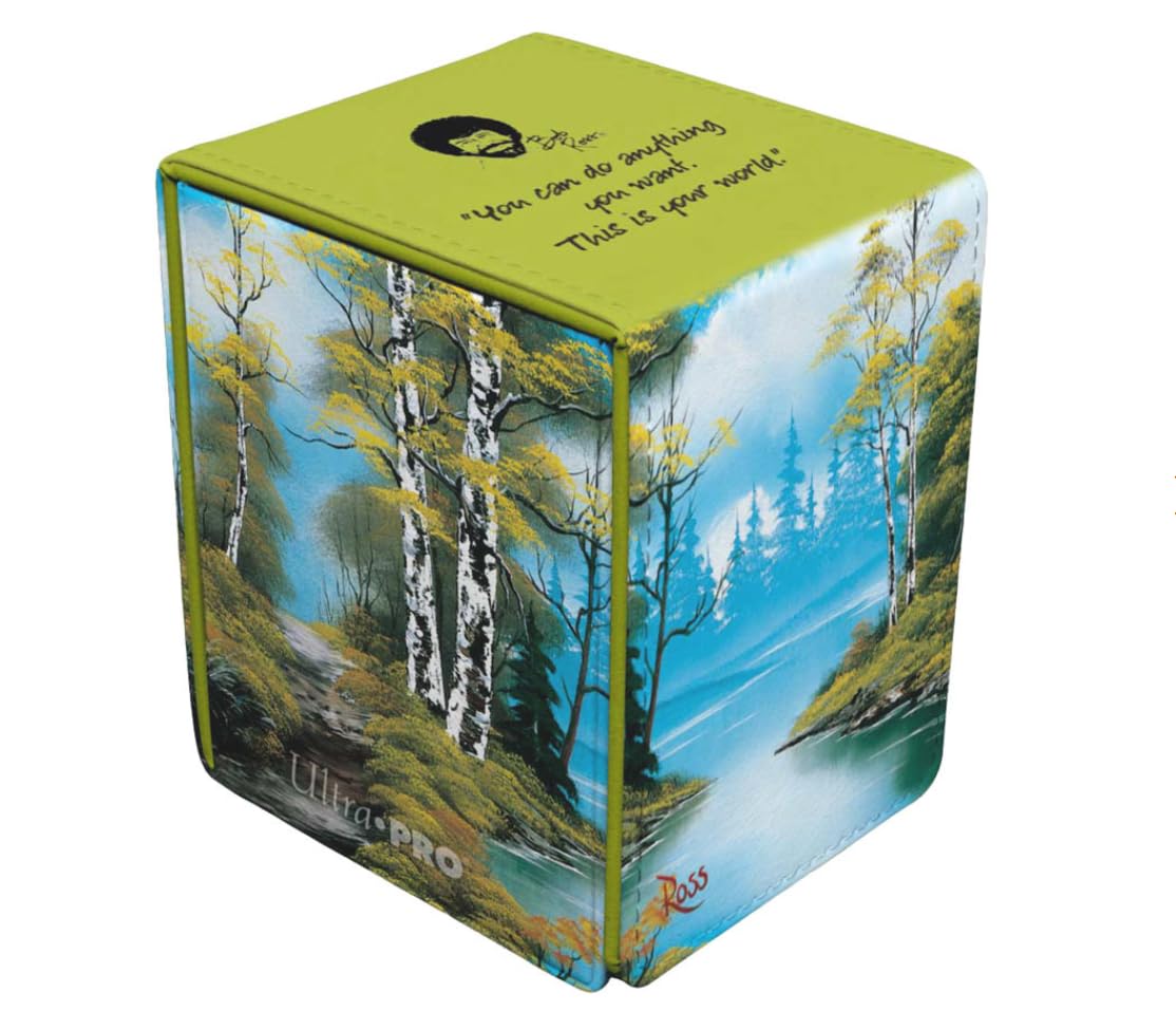 Ultra Pro Deck Box: Alcove Flip 100+ - Bob Ross - Lakeside Path