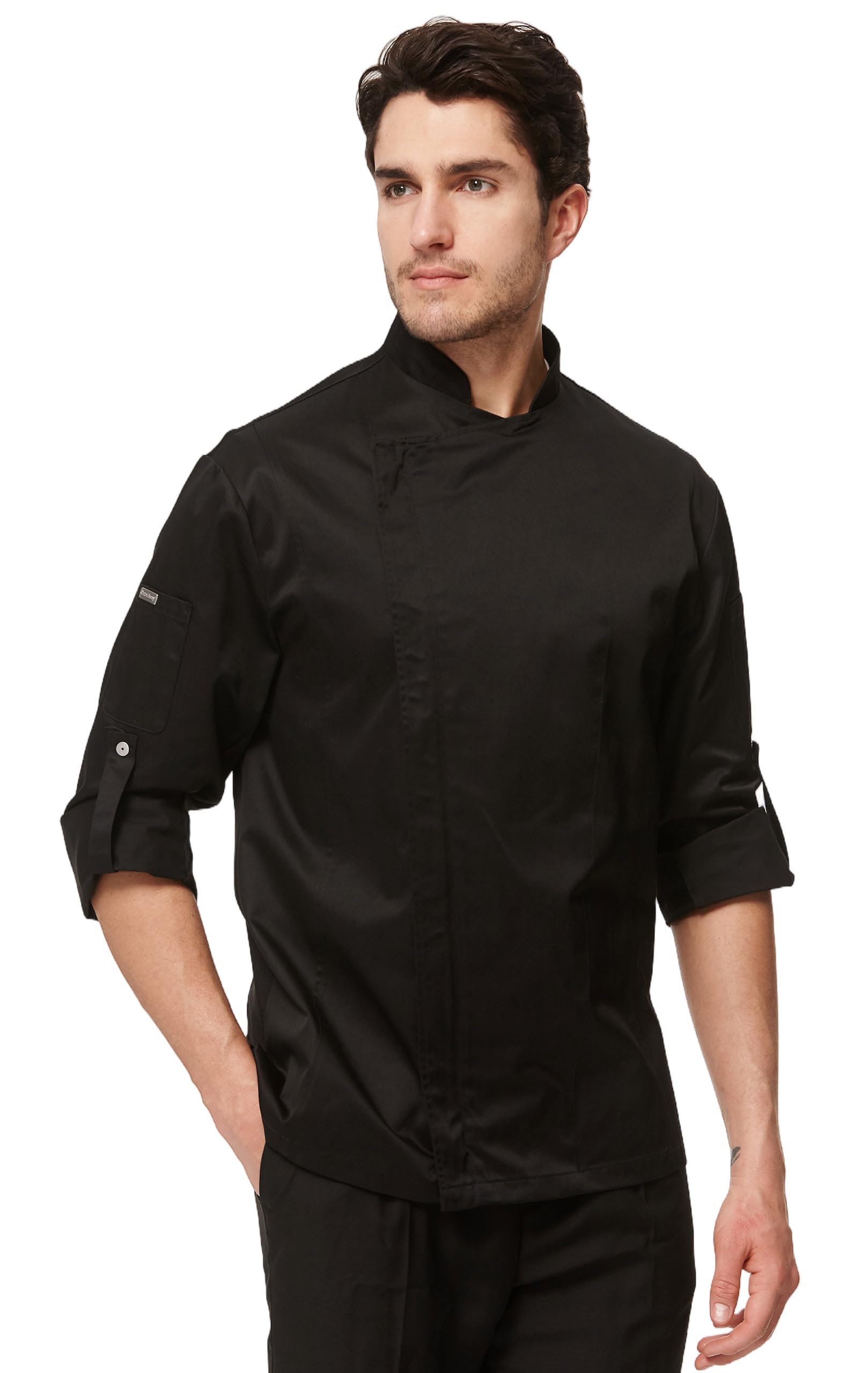 Giacca da Cuoco da Uomo, Uniforme da Lavoro Professionale per Cuoco, Uniforme da Cucina a Maniche Lunghe 2947M