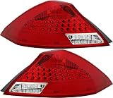 For Honda Accord Coupe Tail Lights Lamps Set 2006 2007 Driver and Passenger Side