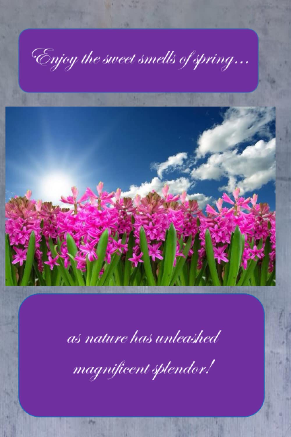 Spring Hyacinths Notebook Journal