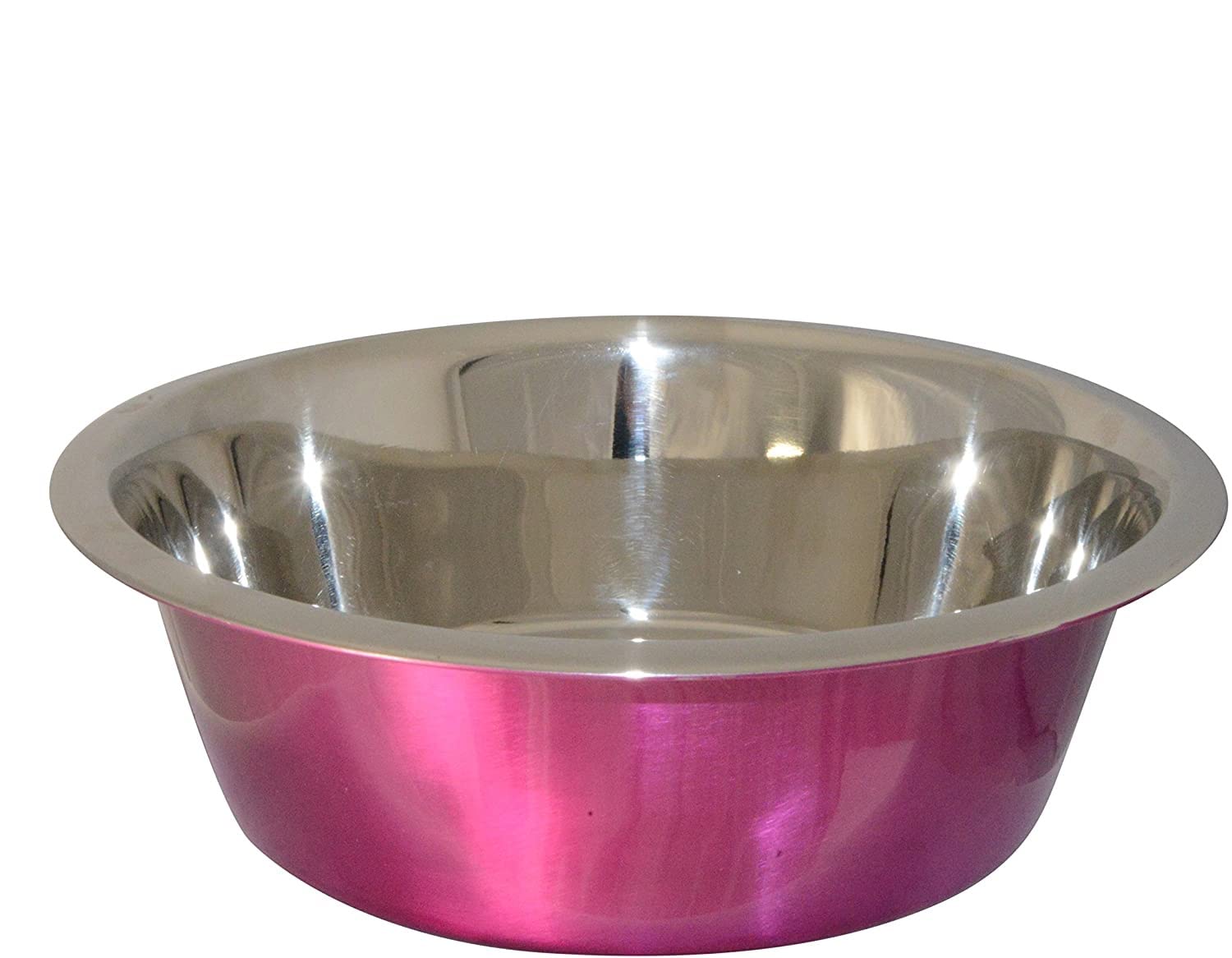 Ellie-Bo Dog or Cat Food and Water Bowls in 6 Sizes and 4 Colours (2.5Ltr XLarge, Pink)