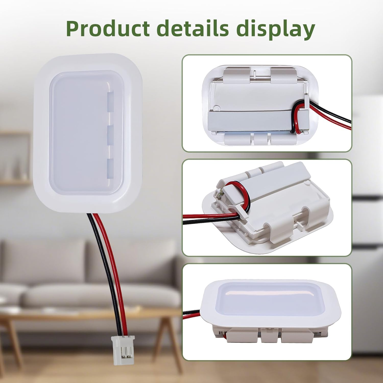 5pc W11483116 Refrigerator LED Light Compatible With Whirlpool KitchenAid Replacement 4961291 AP6990551 PS16221108 EAP16221108