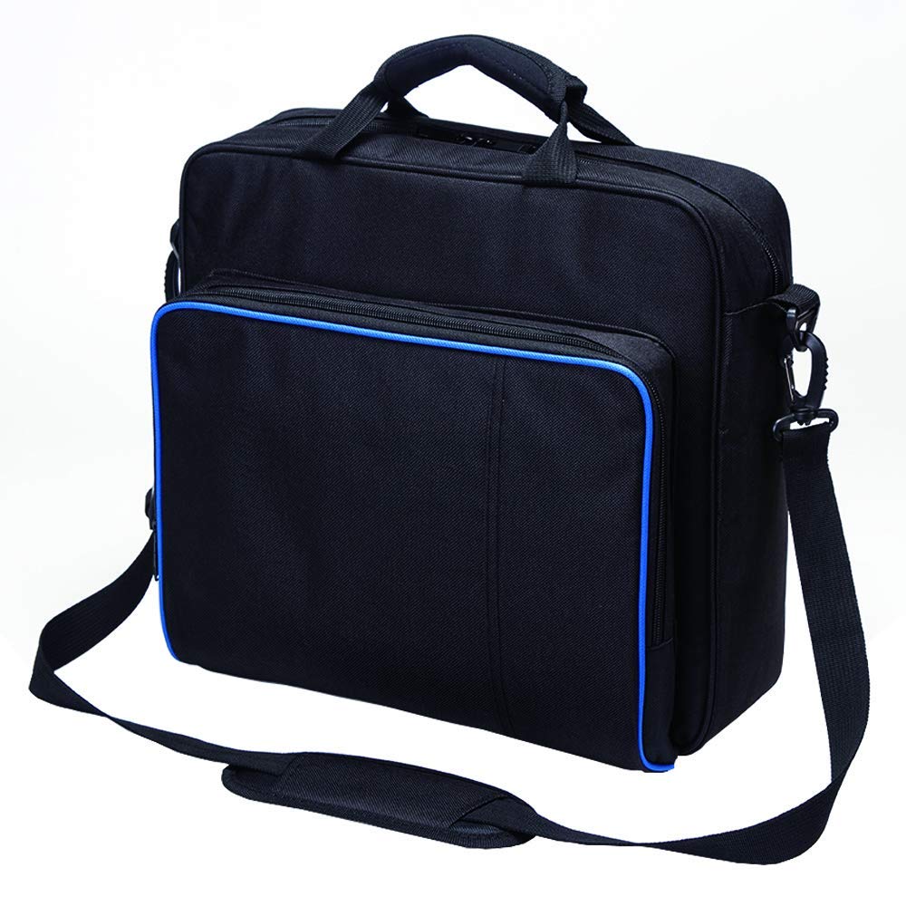 Waterproof PS4 Case Travel Case PlayStation 4 Carrying Case Protective Shoulder Bag Handbag for PlayStation PS4 PS4 Pro PS4 Slim