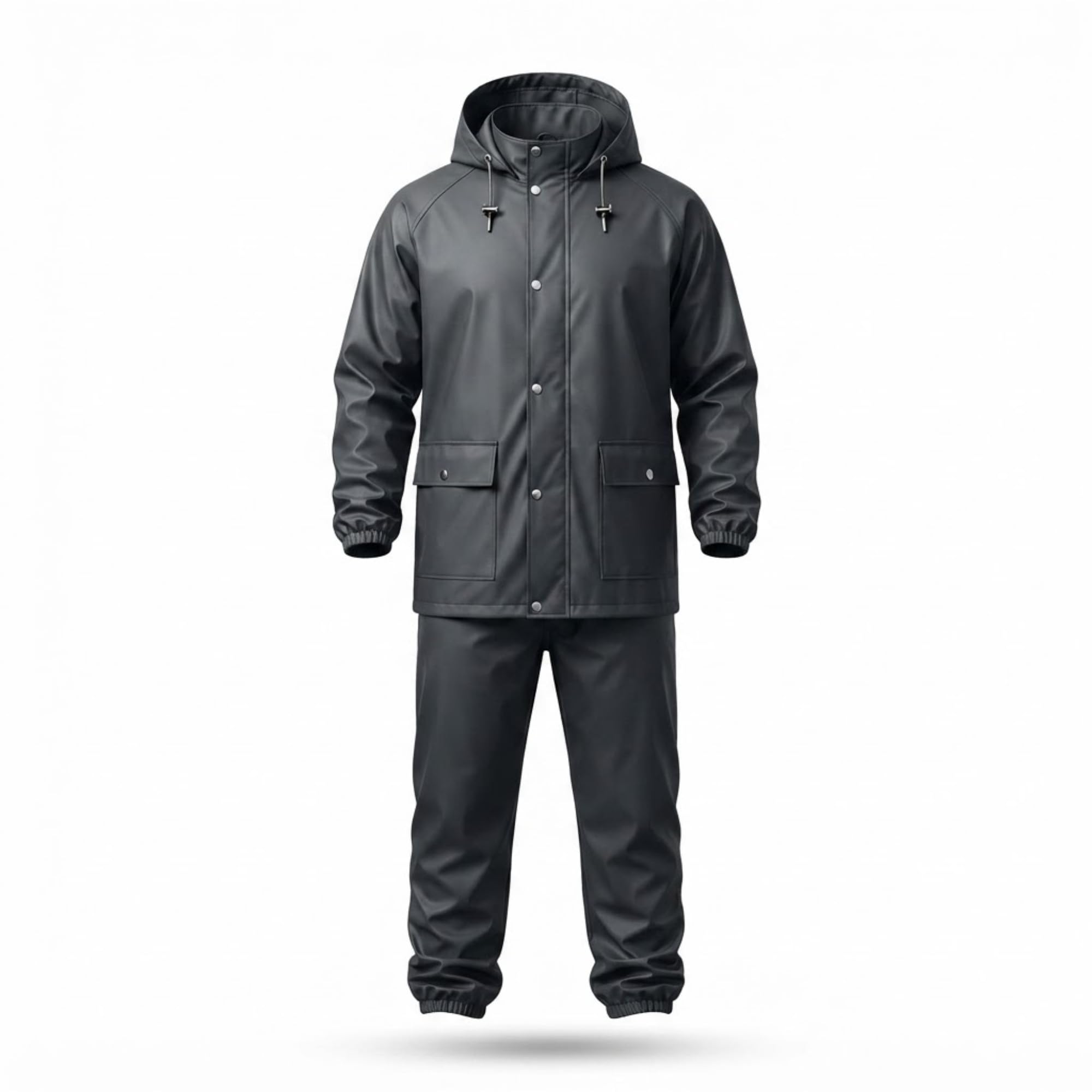 (3 years warranty Premium Waterproof Rain Suit for Men & Women XXL with Hood, Reusable Jacket & Pant Set, Lightweight Foldable Raincoat for Bike Riding, Travel, Camping & Outdoor Work-image-39
