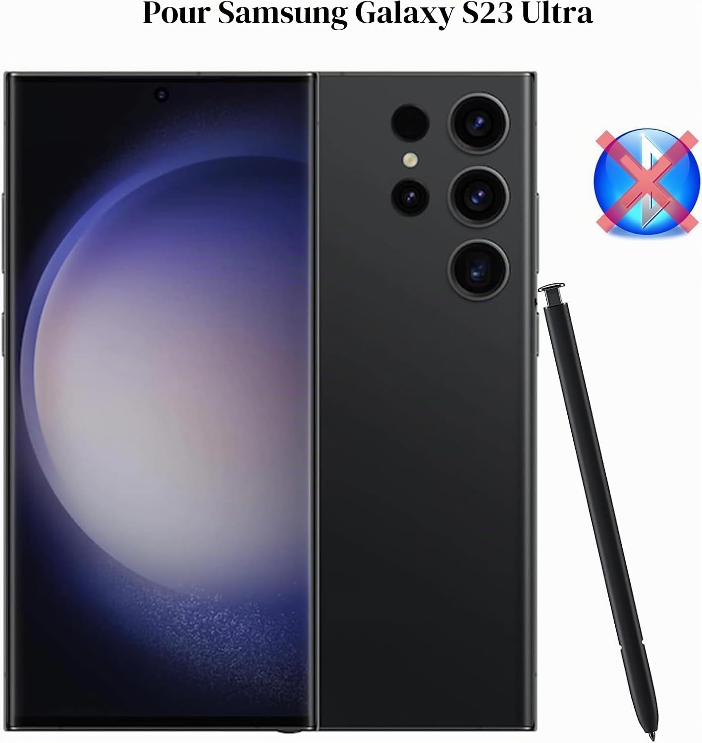 S Pen Remplacement pour Samsung Galaxy S23 Ultra 5G Stylet,Noir | Sans Bluetooth,Remplacement Pour Samsung Galaxy S23 Ultra 5G