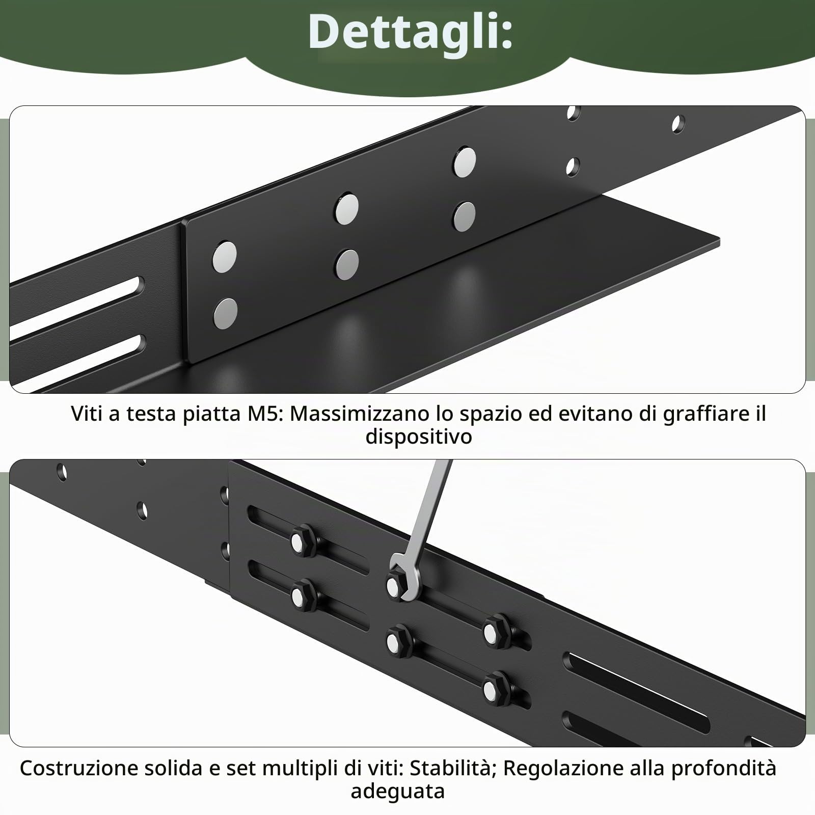 1U - Guide universali per montaggio su rack a 4 montanti, 40,6 - 76,2 cm, profondità regolabile, compatibile con APC, HP, IBM, DELL, Compag Cabinet e rack