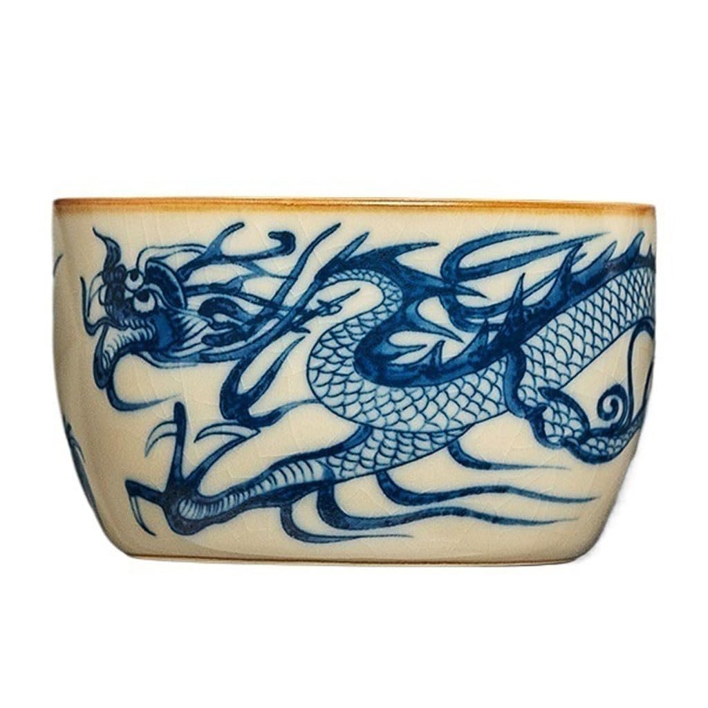 Tazas de té Pequeñas Taza de té exquisita for fiesta en la cocina, taza individual de cerámica Personal, taza de té, tazón de té individual Taza de té de Kungfu