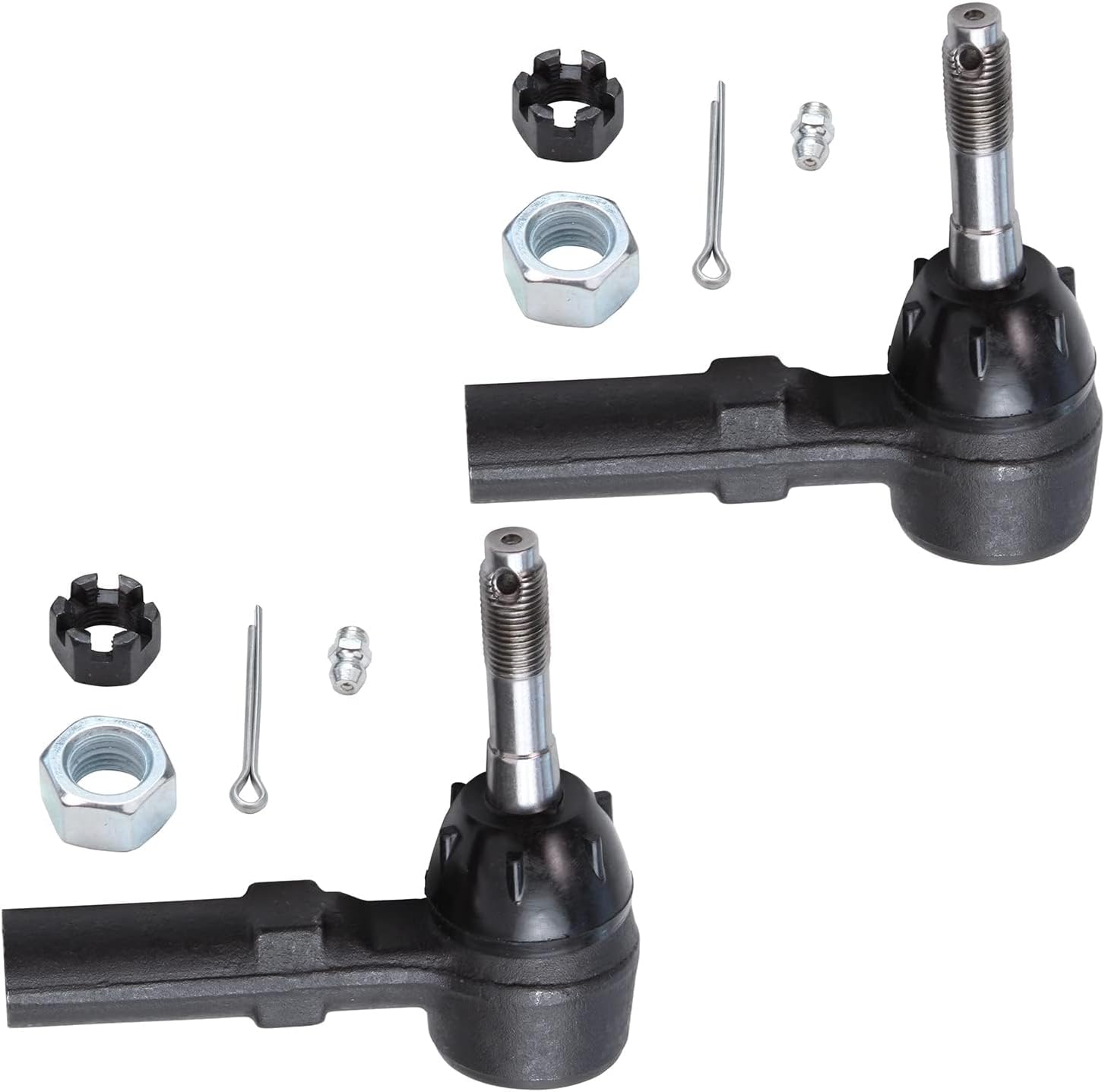 Detroit Axle - Front Suspension Kit for Buick Regal Chevrolet Monte Carlo Pontiac Grand Prix Lumina Cutlass Supreme, 2 Lower Ball Joints 4 Inner Outer Tie Rod Ends 1995 1996 Replacement
