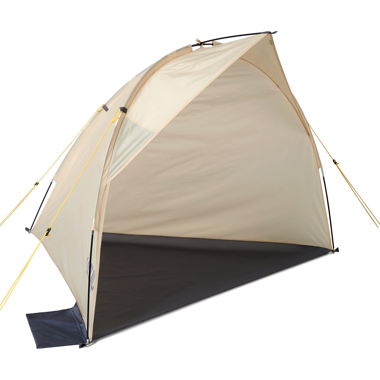Uquip Tenda da spiaggia Shelly Sand I 165 x 140 x 120 cm, UPF 50+, tenda da spiaggia per proteggere da sole, vento e pioggia, tenda da spiaggia portatile, ideale per spiaggia, campeggio e picnic