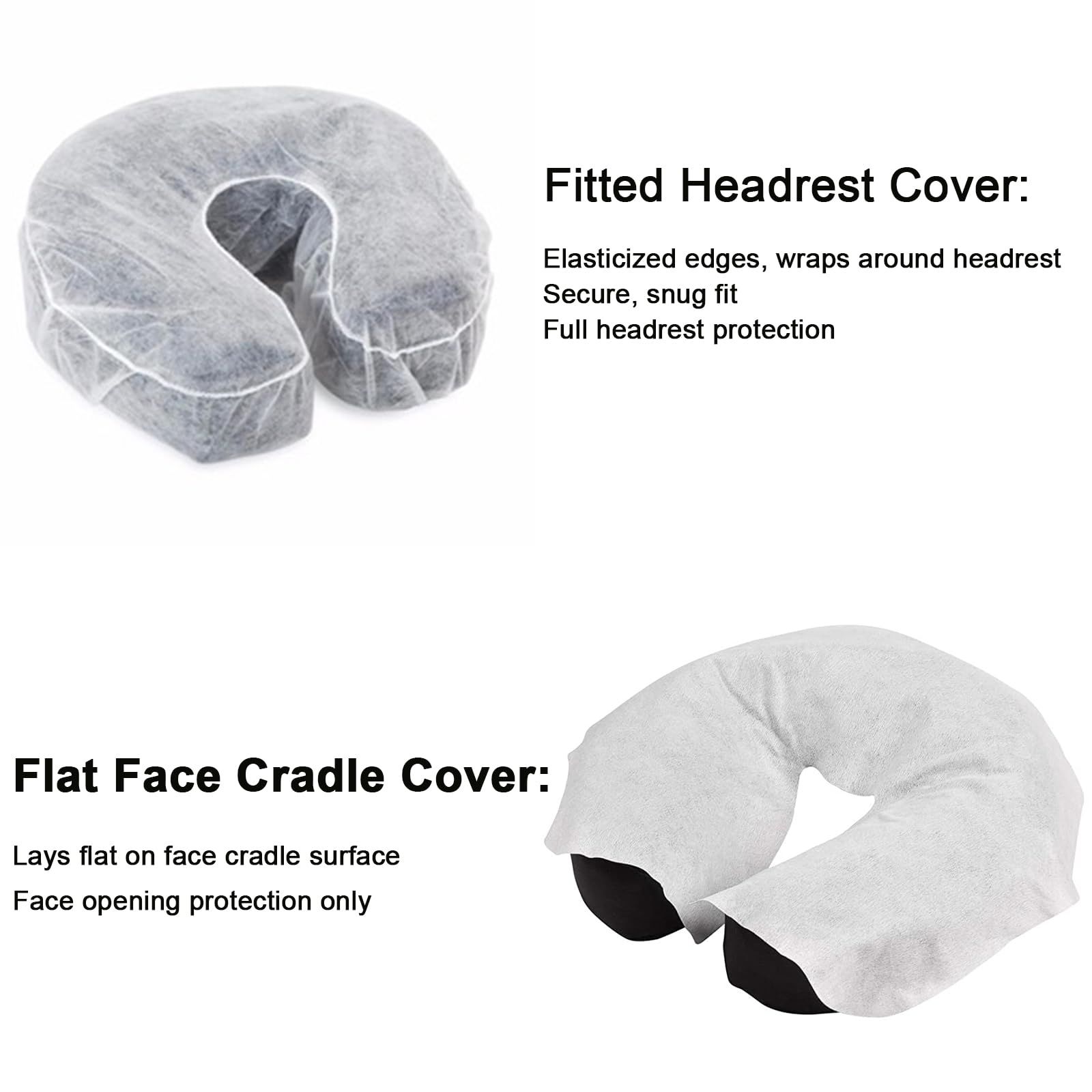 Disposable Face Cradle Covers - 75 Pack -4