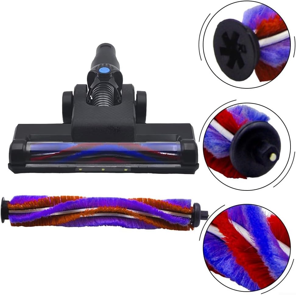 Electric Brush Head Carpet Brush For Inse N6/N6S/N650 Vacuum Cleaner Parts, Main Brushes Assembly Vacuum Parts, Cleaning Replacement Part(Carpet Brush)