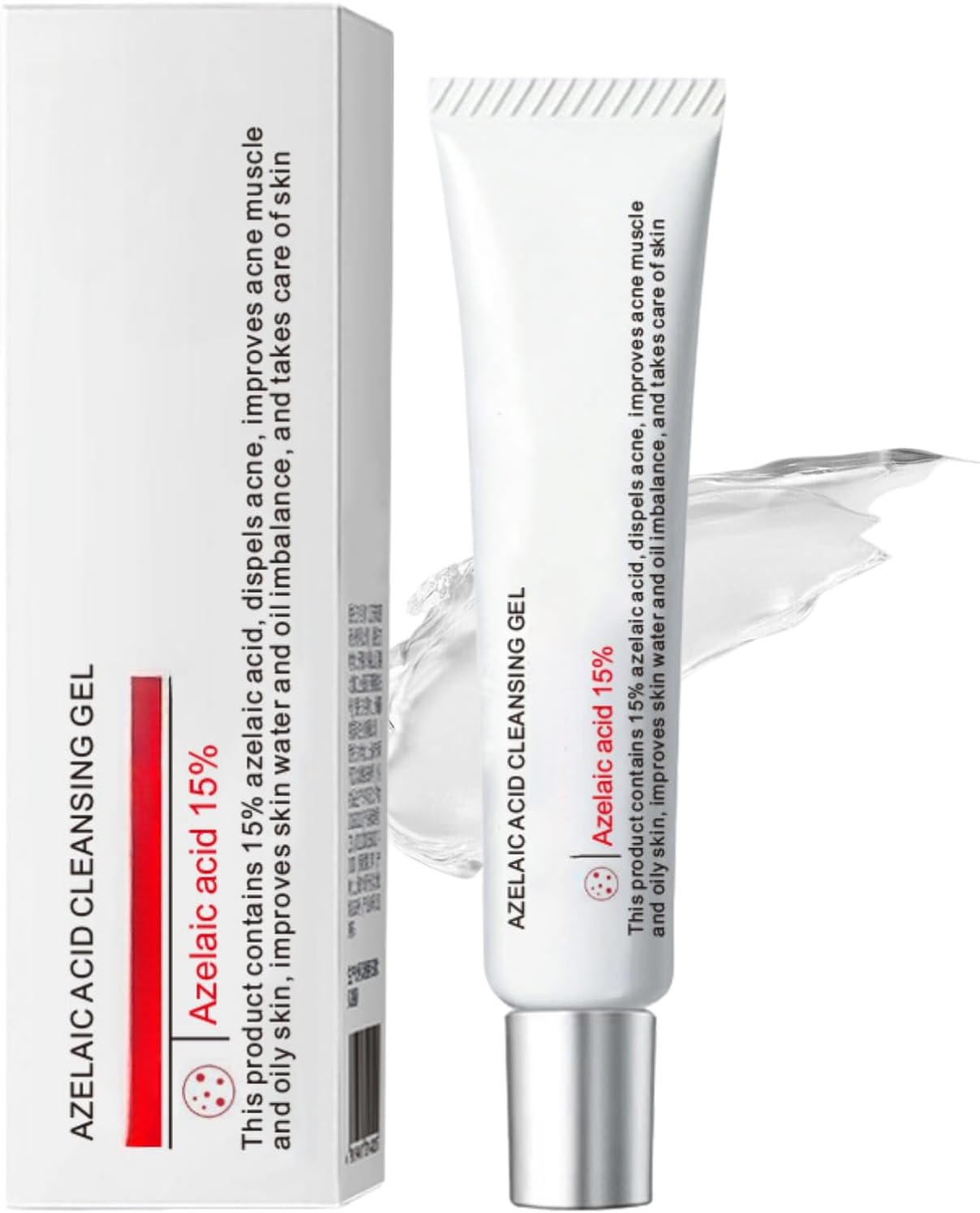 Azelaic Acid 15% Acne Tratment Cream, Acne Cream for Face, Spot Treatment, Anti Acne Gel For Spot Prone Skin, Rosacea Reducing Relief Pimple Breakouts Blackhead Pigmentation and Redness,Hydrate