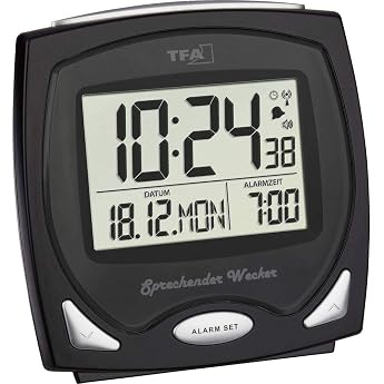 TFA Funk-alarm clock Sprechend 60.2541.01