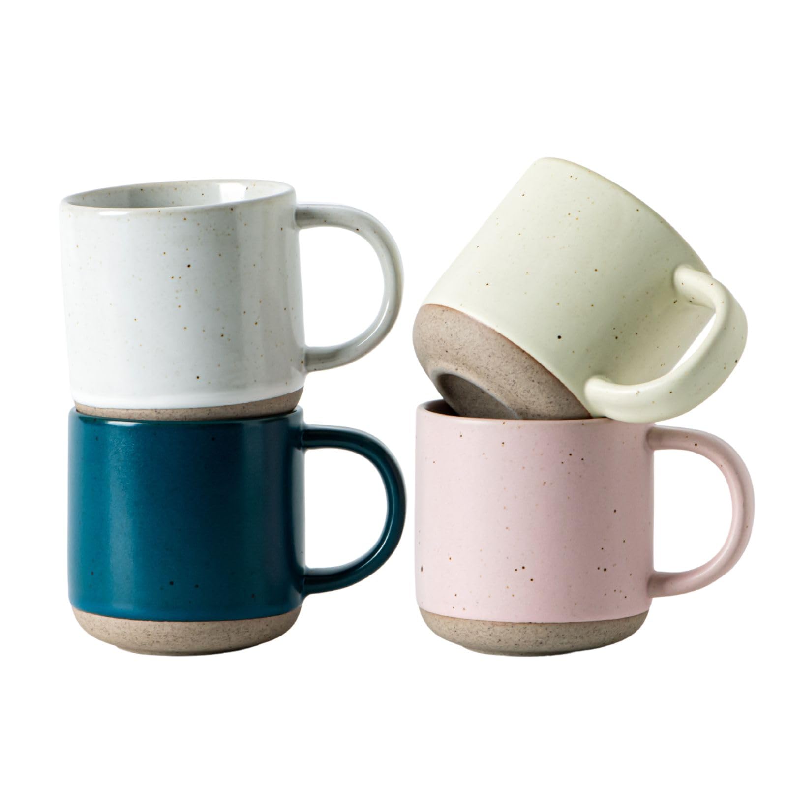 Amazon.com | Hywisnok 5 oz Small Espresso Cups Set of 4, Ceramic Lungo Coffee  Mugs, Porcelain Double Shot Cups, Pastel Color, Microwave & Dishwasher  Safe: Espresso Cups
