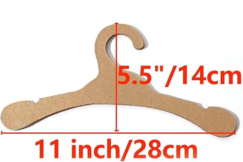 Miniatura 7 de Perchas de cartón, perchas de cartón respetuosas con el medio ambiente, 32 piezas de perchas de bebé, duraderas, perchas de madera para bebé,