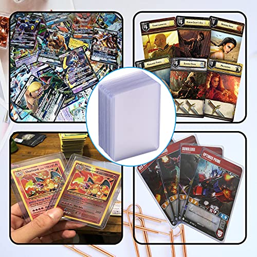 50 unidades de capas para cartas TopLoaders, porta-moedas para cartas colecionáveis Top Loader Card