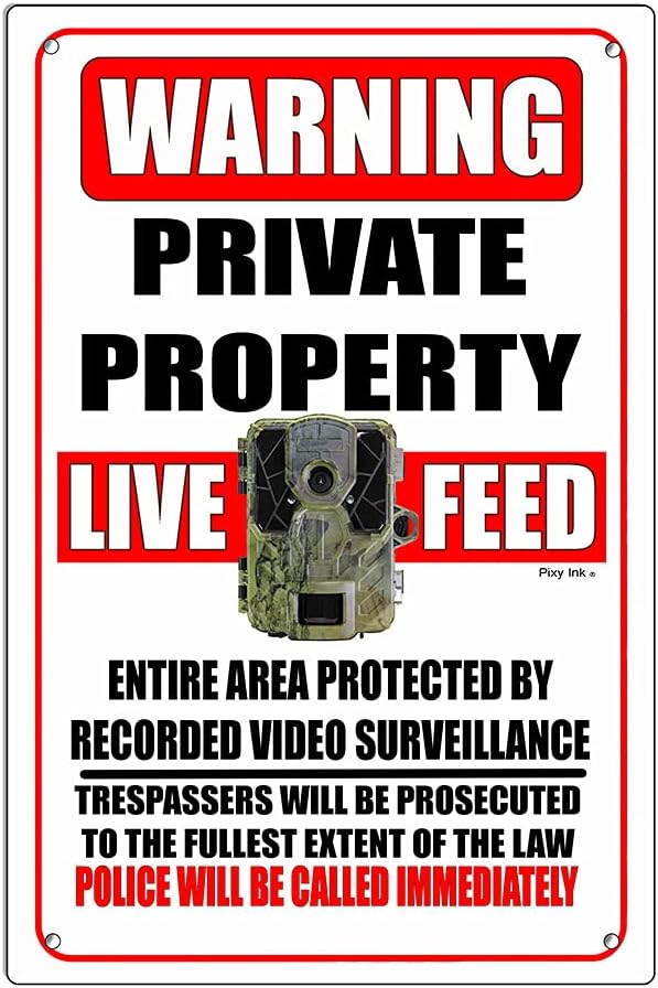 Private Property Trail Camera Live Feed Video Recording