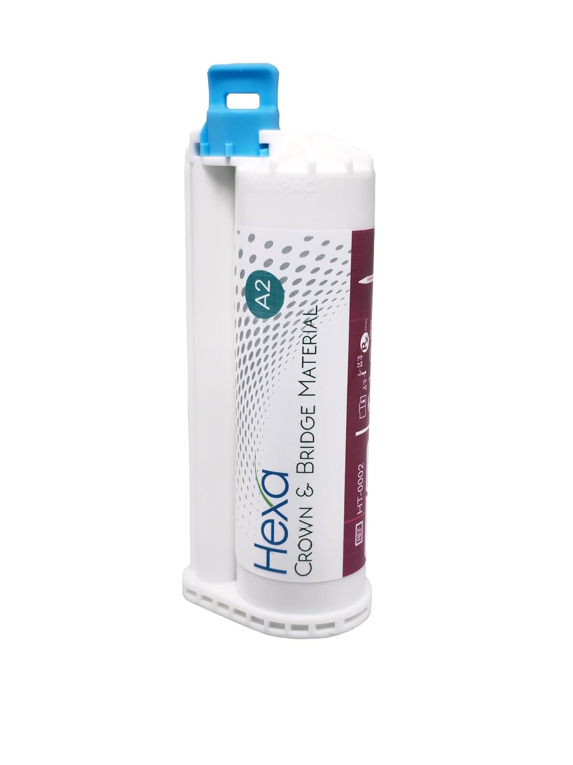 HEXA Temporary Crown & Bridge Material 10:1 (50 ml Cartridge + Tips) (A2)