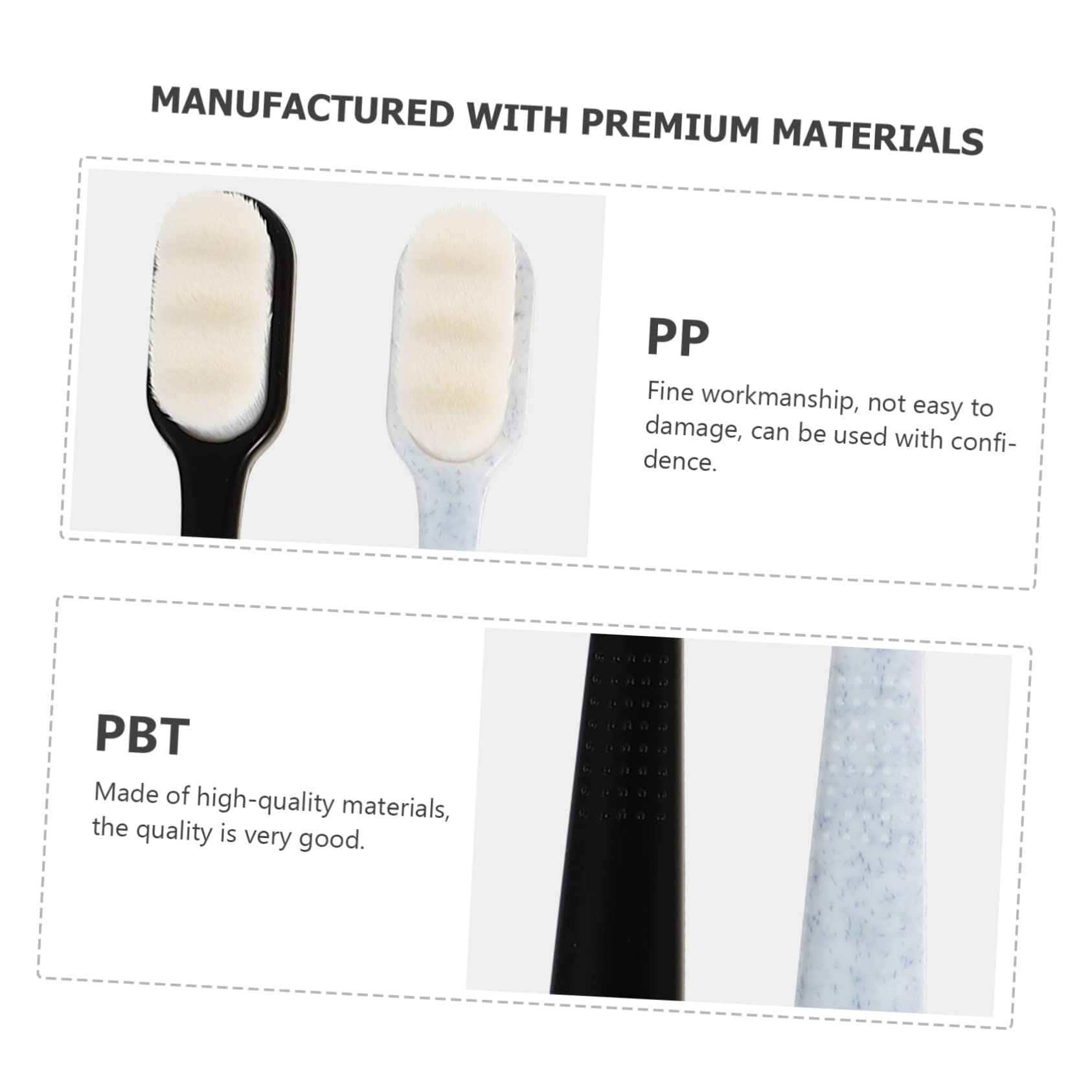 Baluue 18pezzi Spazzolini Da Denti Ultra Morbidi Con Design Per Pulizia e Delicata Strumenti Per La Salute Orale e Rimozione Della Placca